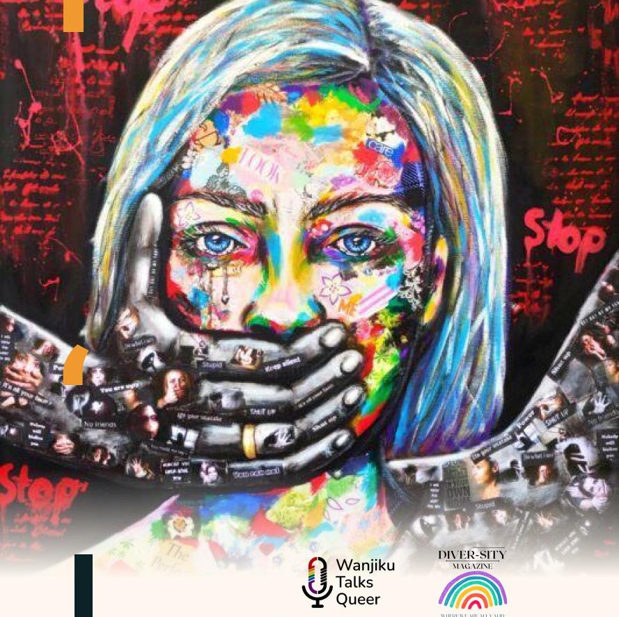 Artivism campaign artwork used during 16 Days of Activism