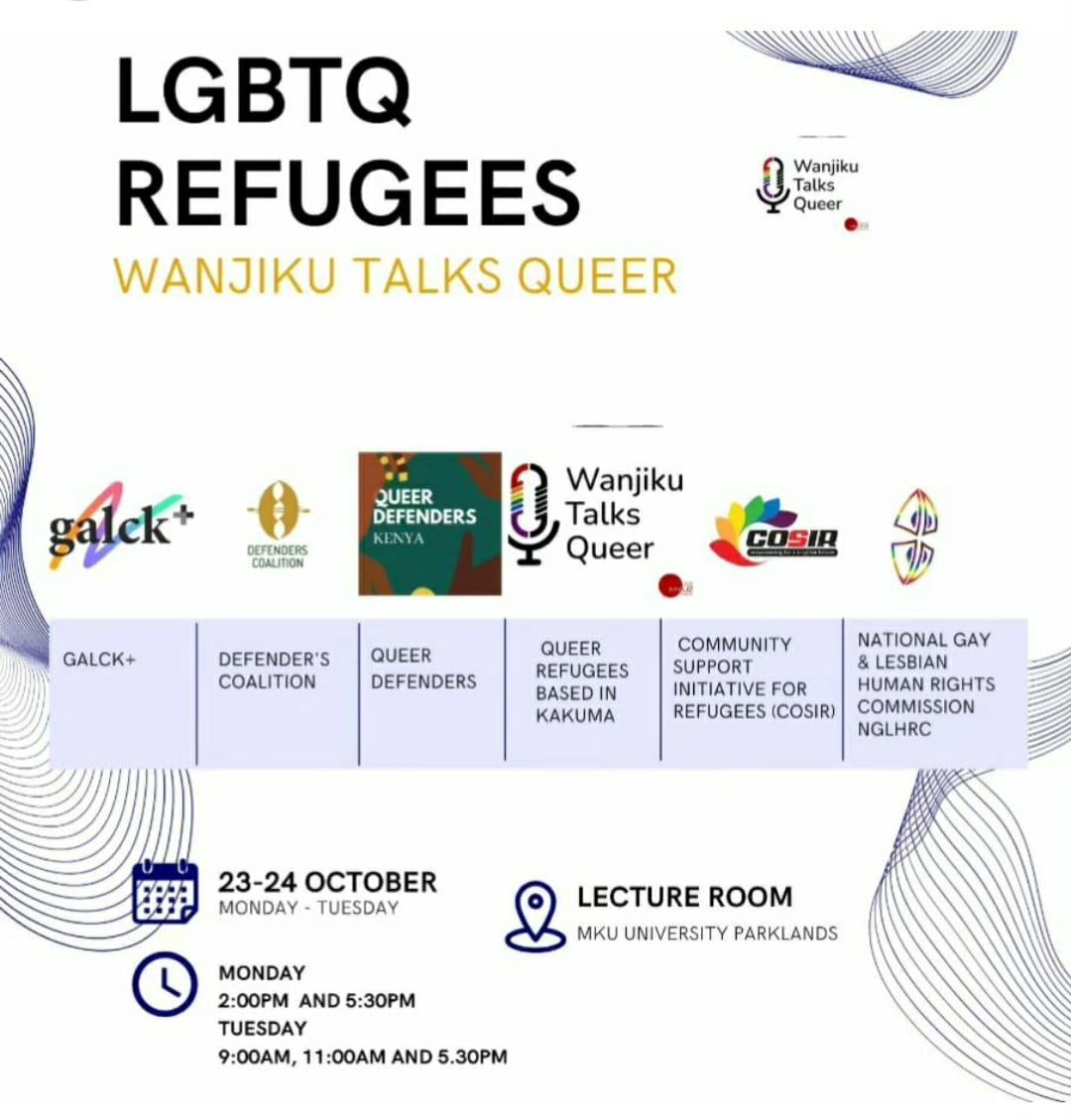 Law students attending LGBTQ+ refugee talks